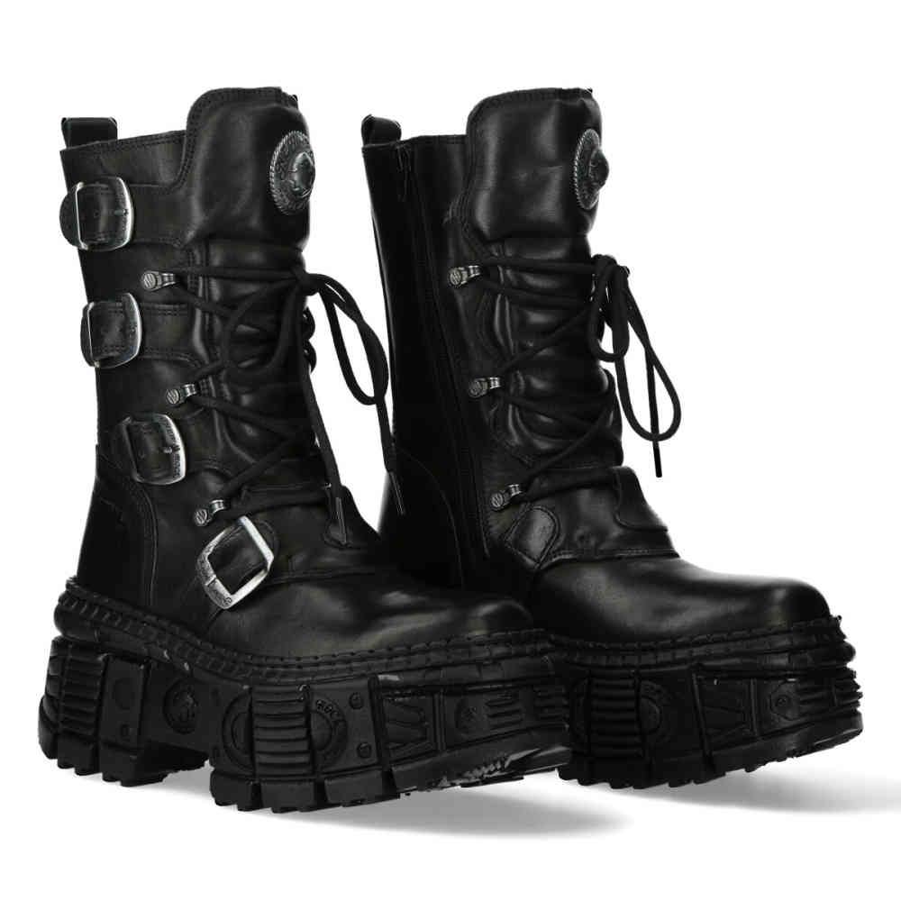 New Rock - MWALL1473S5 Plateau Laarzen - Zwart Product image